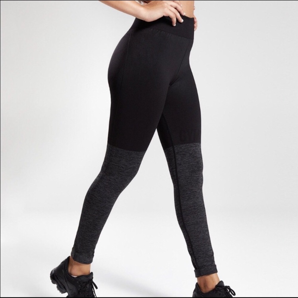 NWOTGymshark two-tone seamless leggings.
